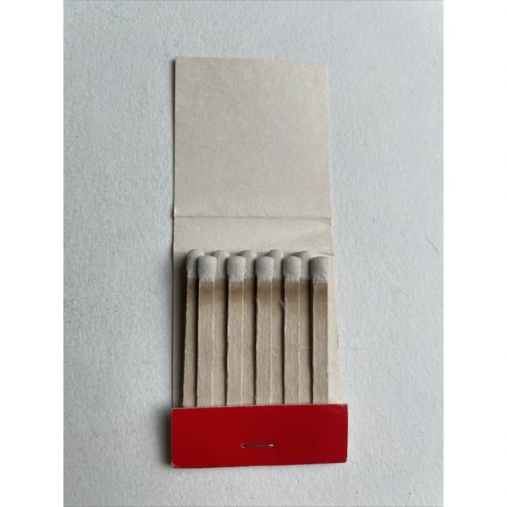 Vintage Matchbook Spinmaker's‎ Restaurant Fine Seafood Prime Rib Gourmet Burgers